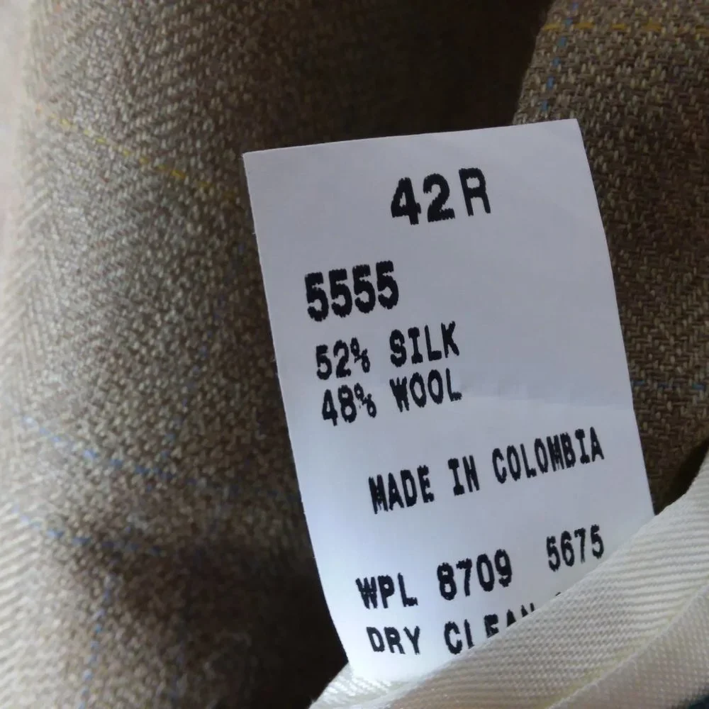 Oscar De La Renta Silk Wool Blend Blazer 42R